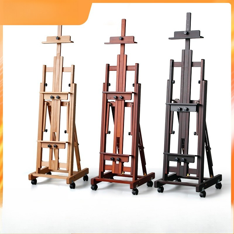 Display Stand Wood - HXL Easel Kayu Datar Vertikal dengan