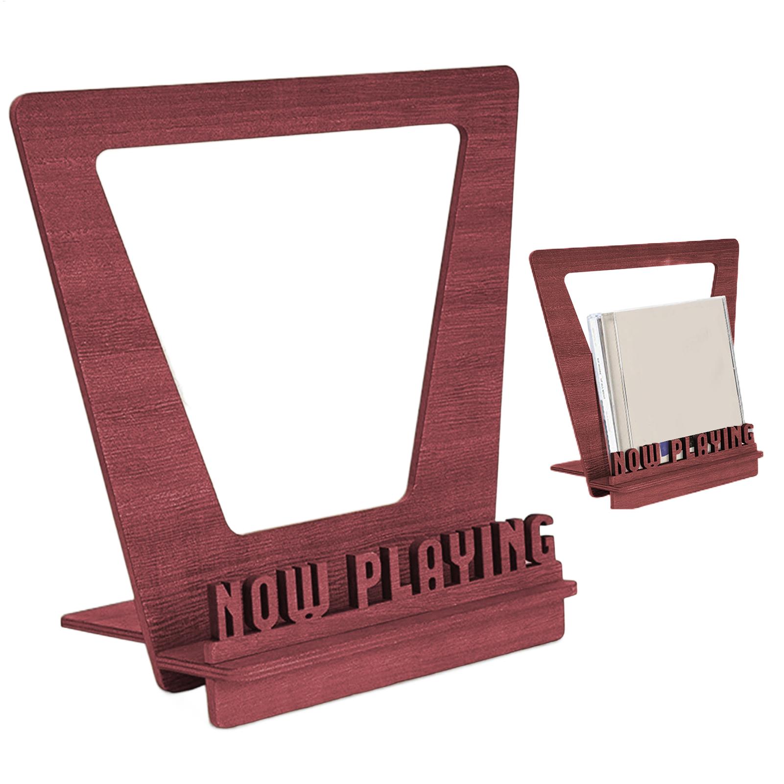 Display Stand Wood - Rak Penyimpanan Piringan Hitam Kayu, Stand