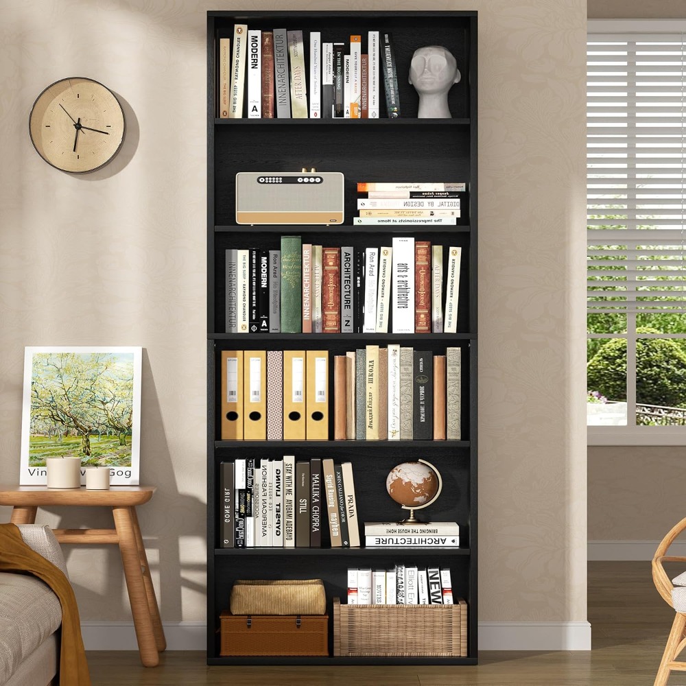 Rak Buku Terbuka 6 Tingkat, Ti - Display Stand Wood ulasan dan harga