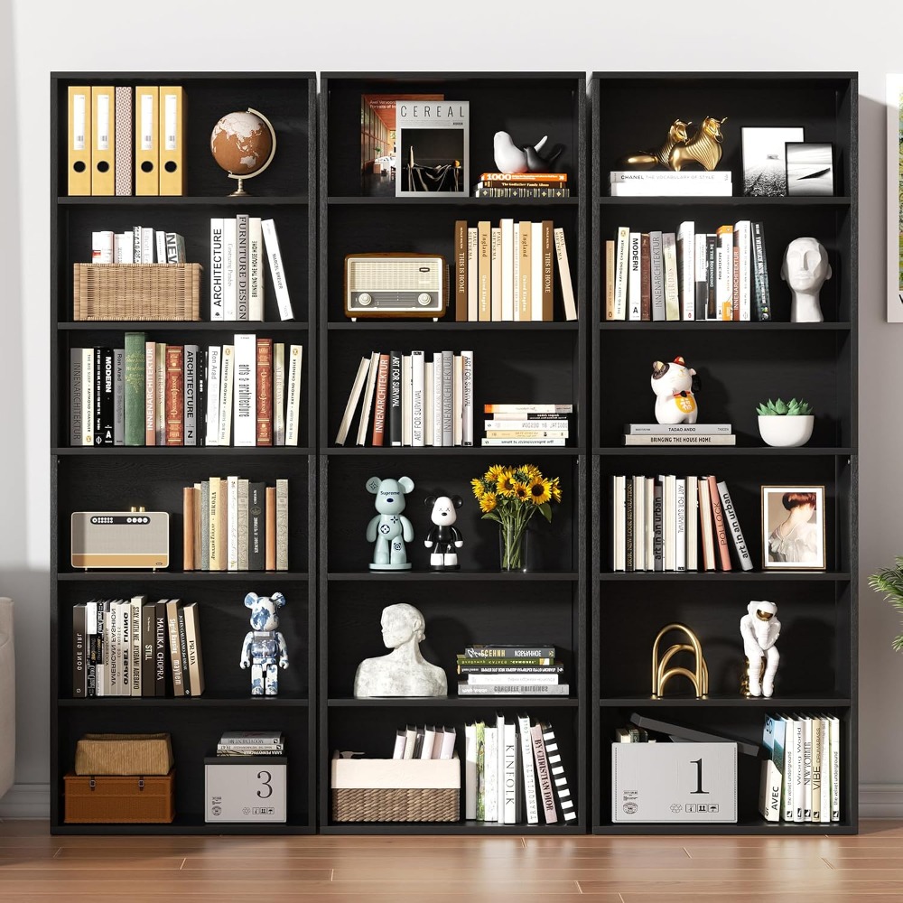 Rak Buku Terbuka 6 Tingkat, Ti - Display Stand Wood ulasan dan harga