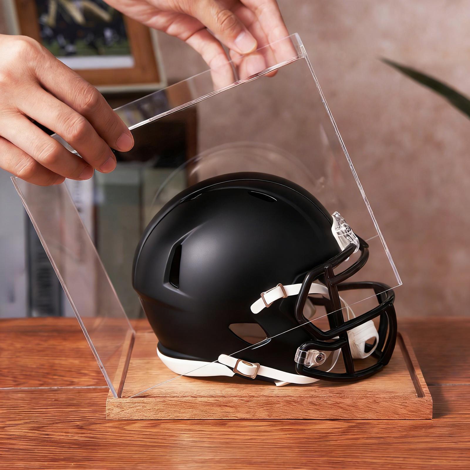 Kotak Display Helm Sepak Bola  - Display Stand Wood ulasan dan harga