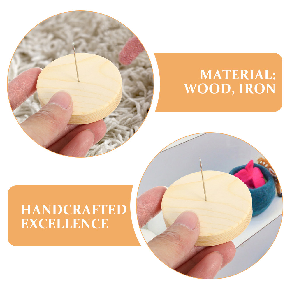 4 Buah Penyangga Jarum Felting - Display Stand Wood ulasan dan harga