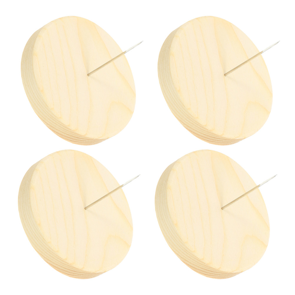 4 Buah Penyangga Jarum Felting - Display Stand Wood ulasan dan harga
