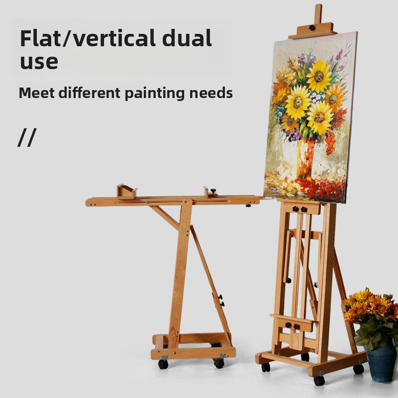 HXL Easel Kayu Datar Vertikal  - Display Stand Wood ulasan dan harga