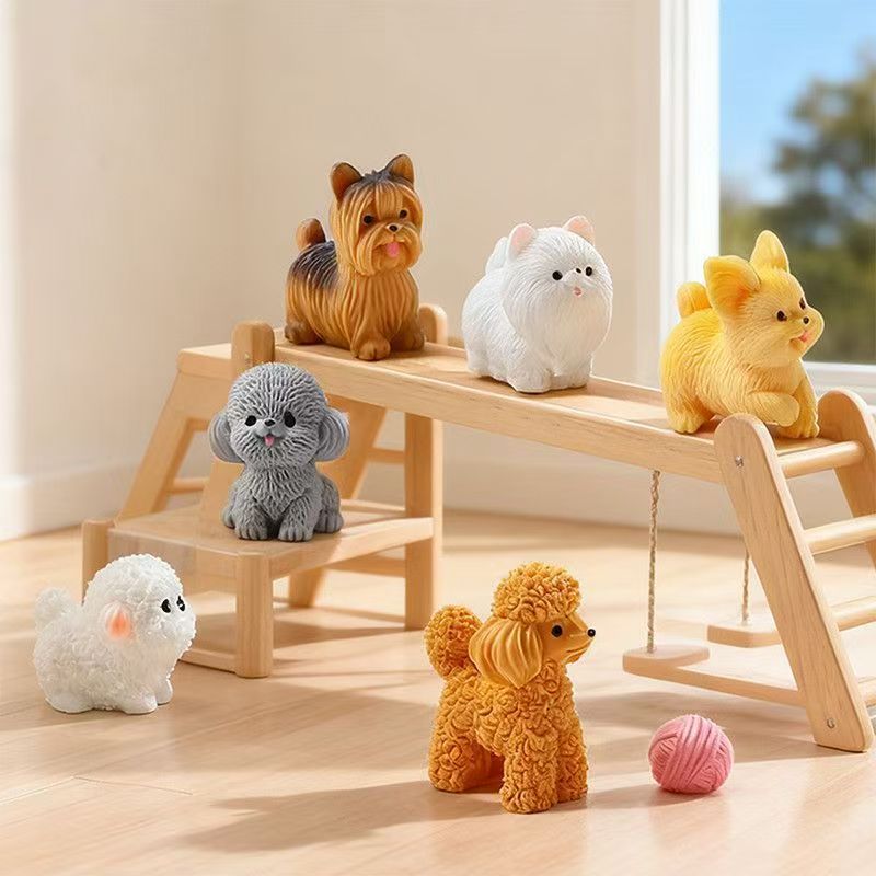 Boneka Anjing Poodle Lucu, Hia - Bonsai Garden Art ulasan dan harga