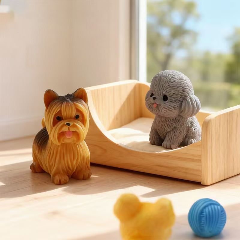 Boneka Anjing Poodle Lucu, Hia - Bonsai Garden Art ulasan dan harga