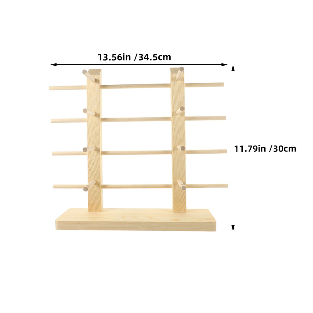2Pcs Rak Pajangan Kacamata Kay - Display Stand Wood ulasan dan harga