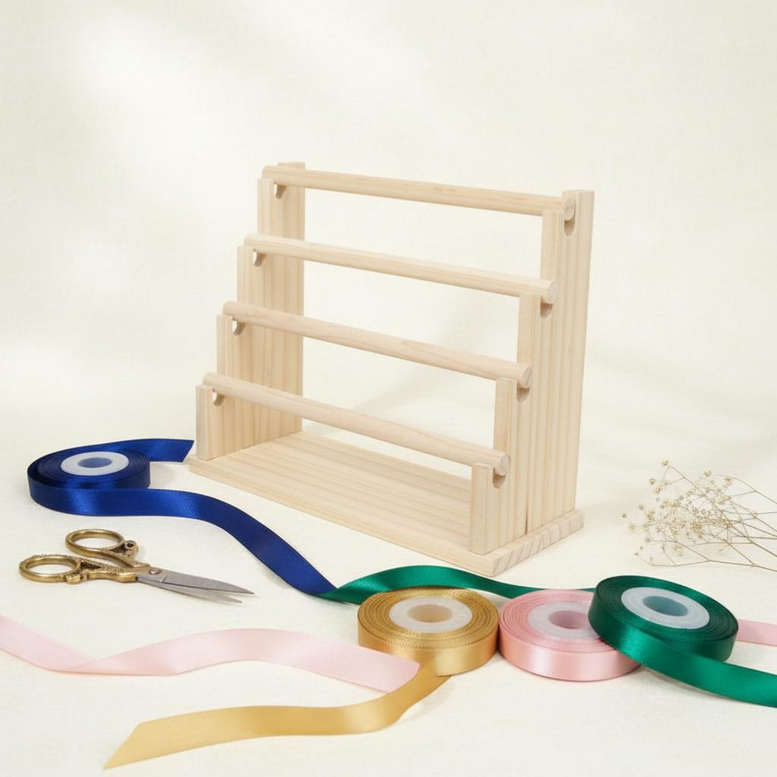 Rak Perhiasan Meja Kayu Alami, - Display Stand Wood ulasan dan harga