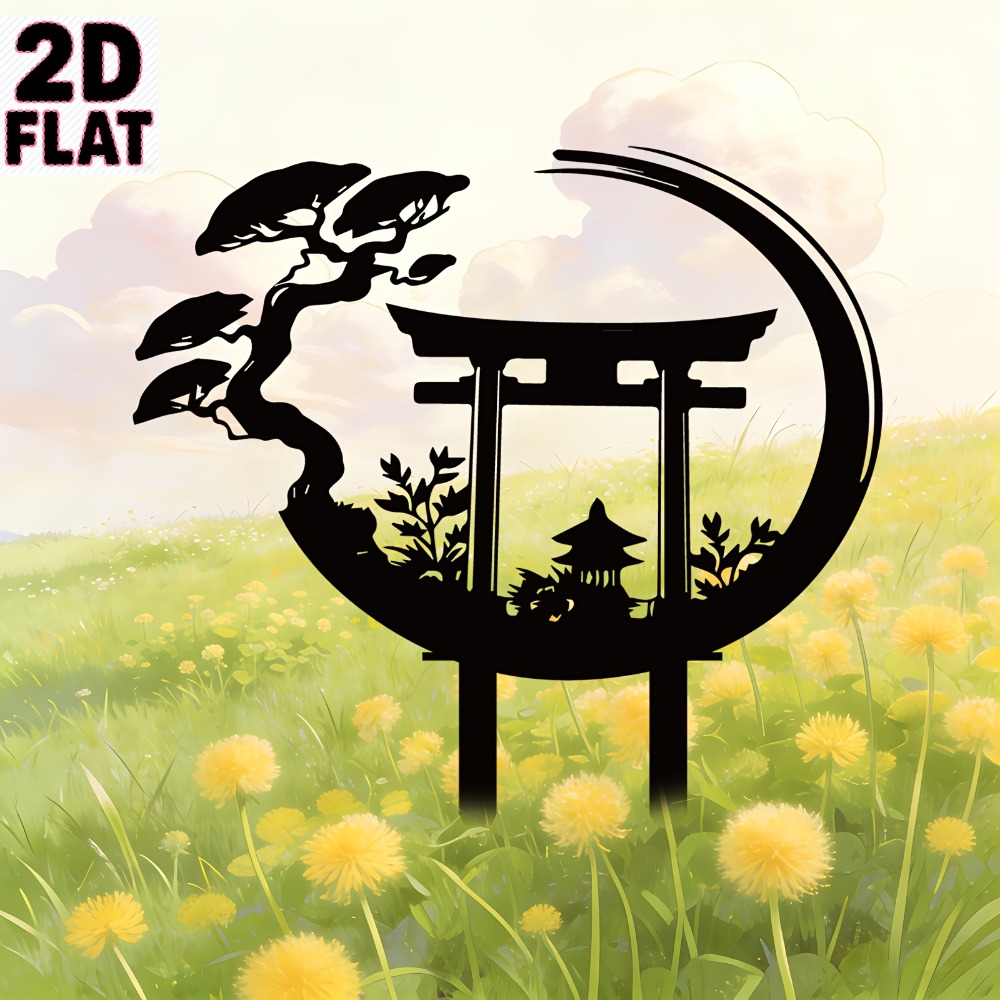 CIFBUY Seni Dinding Logam Gerb - Bonsai Garden Art ulasan dan harga
