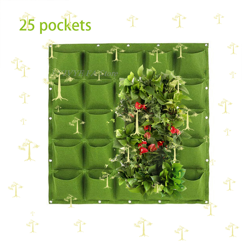25 Kantong Tas Tanam Gantung D - Bonsai Vertical Garden ulasan dan harga
