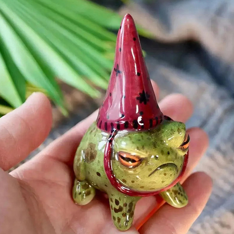 Panas! Patung Katak untuk Tama - Bonsai Garden Art ulasan dan harga