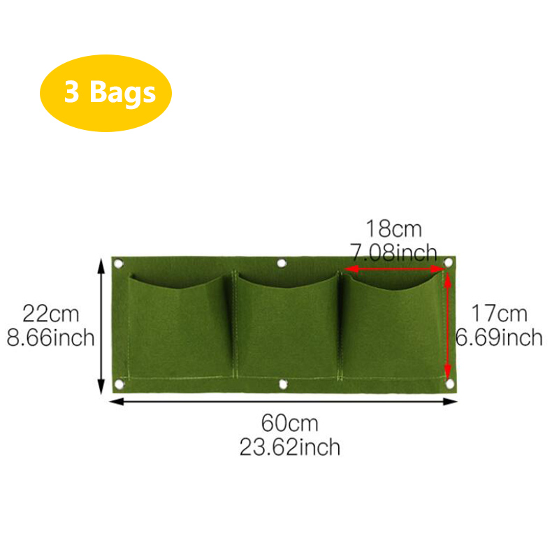 Kantong Tanam Gantung Dinding, - Bonsai Vertical Garden ulasan dan harga