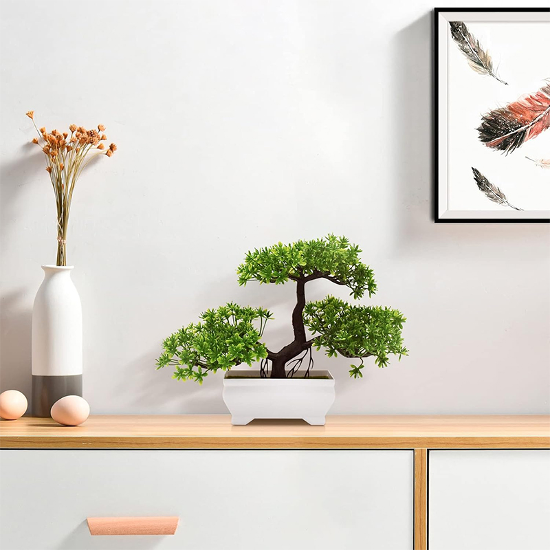 Tanaman Palsu Bionik Plastik B - Bonsai Garden For Home ulasan dan harga