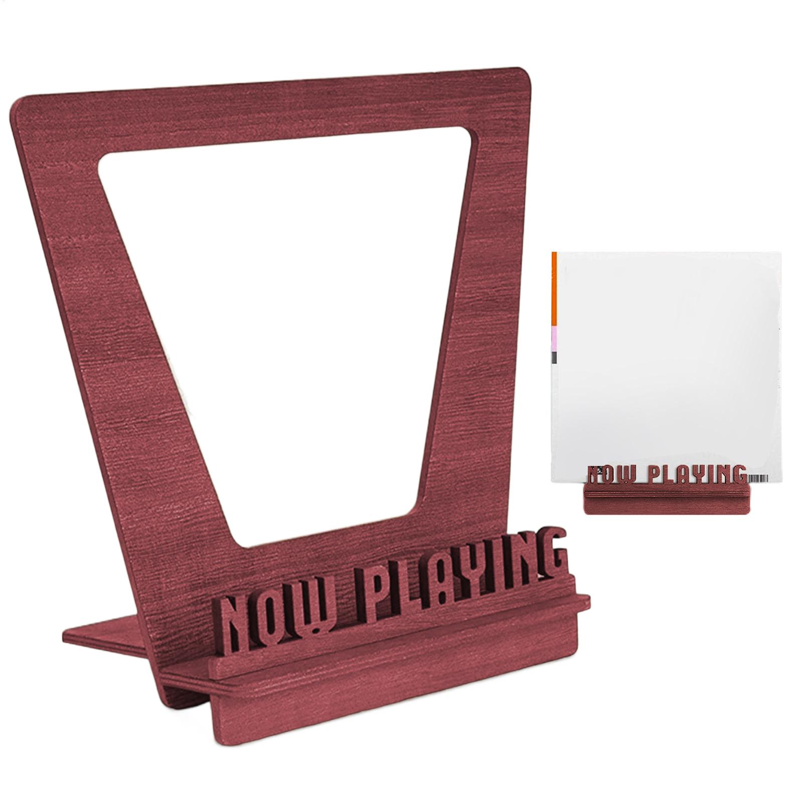 Rak Penyimpanan Piringan Hitam - Display Stand Wood ulasan dan harga