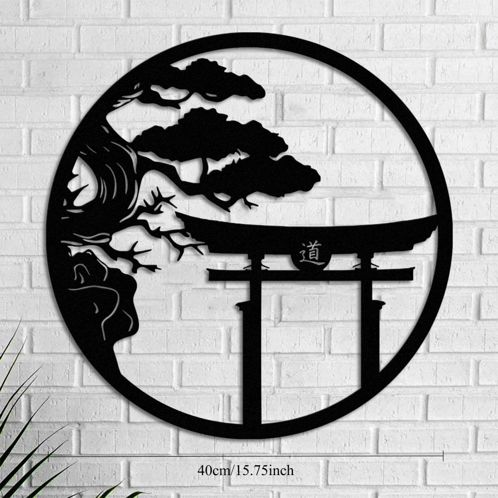 Seni Dinding Logam Pohon Sakur - Bonsai Garden Art ulasan dan harga