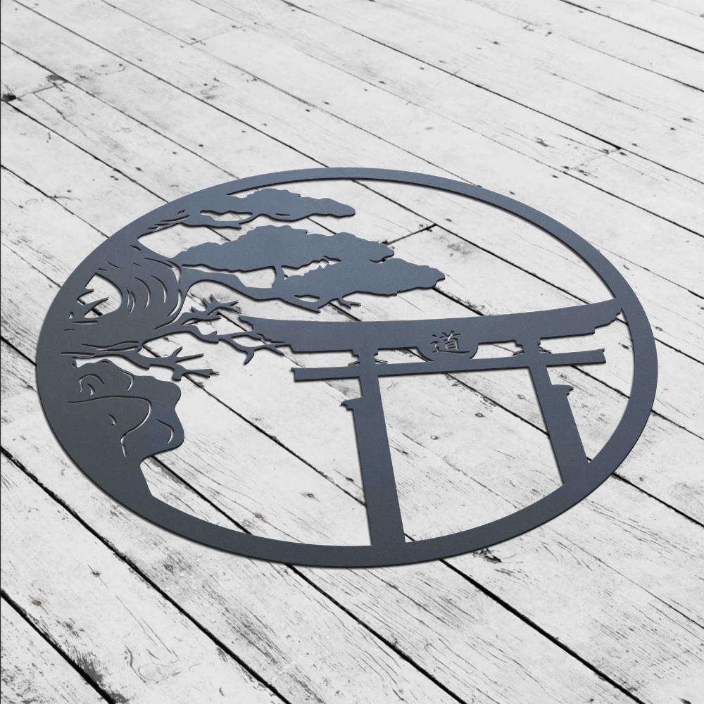 Seni Dinding Logam Pohon Sakur - Bonsai Garden Art ulasan dan harga